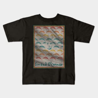 Sinead Vintage Retro O'connor Dark Kids T-Shirt